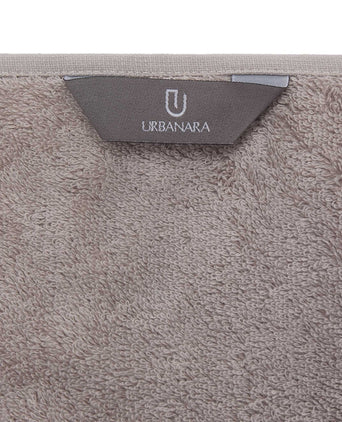 Penela Towel Collection stone grey, 100% egyptian cotton