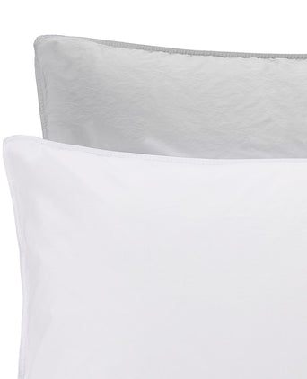 Peral Percale Bed Linen white & grey, 100% cotton