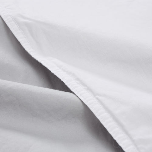 Peral Percale Bed Linen white & light grey, 100% combed cotton | URBANARA percale bedding