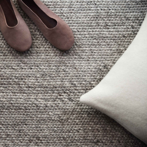 Kesar rug, cream & grey & sand, 60% wool & 15% jute & 25% cotton |High quality homewares