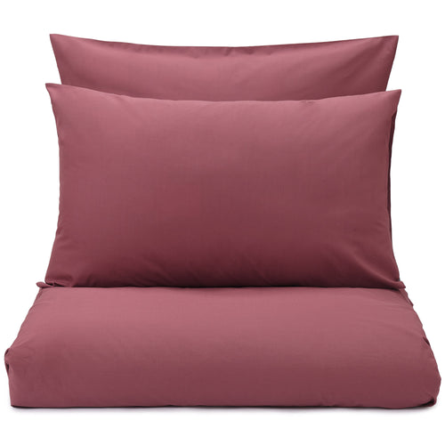 Perpignan Percale Bed Linen raspberry rose, 100% combed cotton