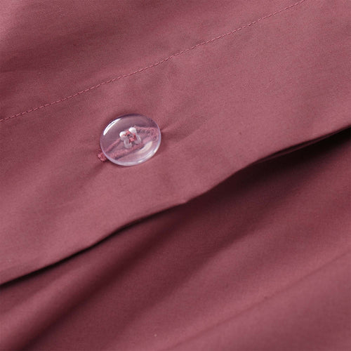 Perpignan duvet cover in raspberry rose, 100% combed cotton |Find the perfect percale bedding