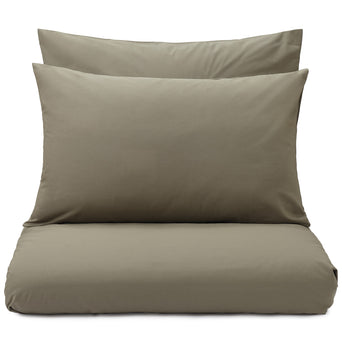 Perpignan duvet cover, olive green, 100% combed cotton
