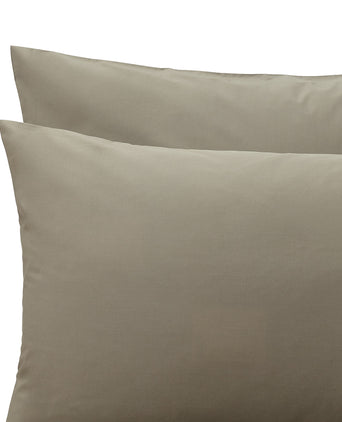 Perpignan duvet cover, olive green, 100% combed cotton