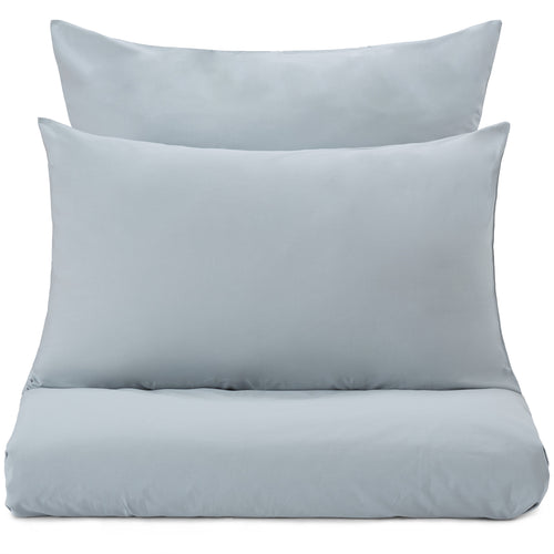 Perpignan Percale Bed Linen green grey, 100% combed cotton