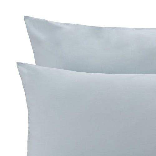 Perpignan Percale Bed Linen green grey, 100% combed cotton | URBANARA percale bedding