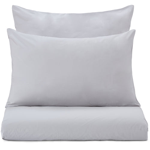 Perpignan Percale Bed Linen light grey, 100% combed cotton