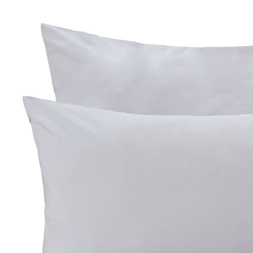 Perpignan Percale Bed Linen light grey, 100% combed cotton | URBANARA percale bedding