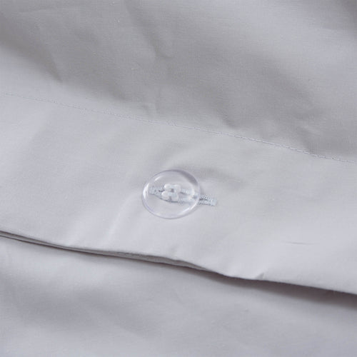 Perpignan Percale Bed Linen light grey, 100% combed cotton | High quality homewares