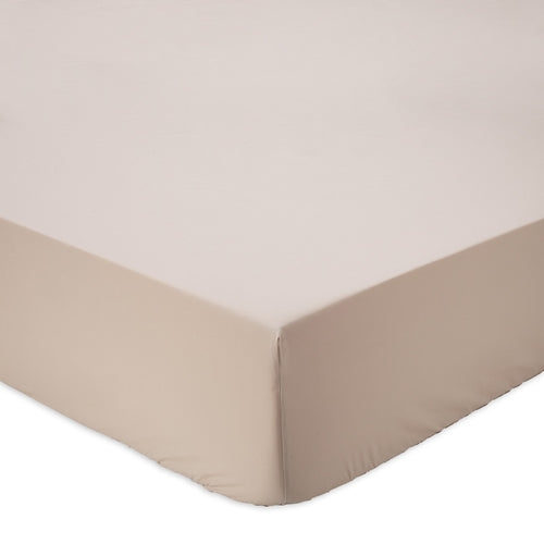 Perpignan fitted sheet, natural, 100% combed cotton