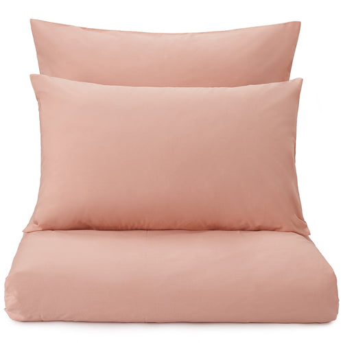 Perpignan Percale Bed Linen light dusty pink, 100% combed cotton