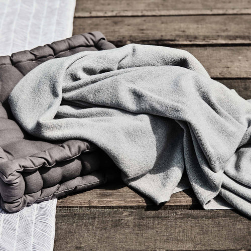 Canha Blanket in light grey | Home & Living inspiration | URBANARA