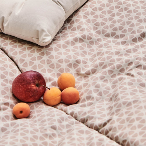 Saldanha Picnic Blanket in powder pink & natural & grey | Home & Living inspiration | URBANARA