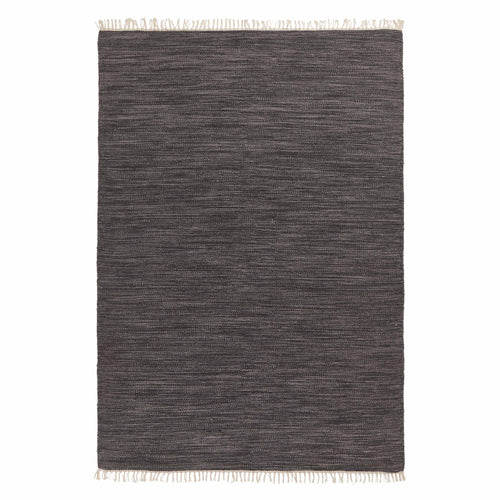 Pugal rug, grey melange, 100% wool | URBANARA wool rugs