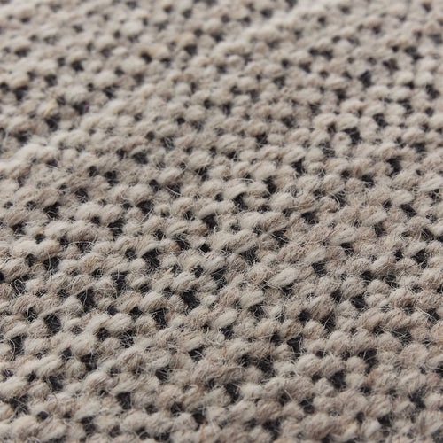 Pugal Wool Rug [Sand melange/Black]