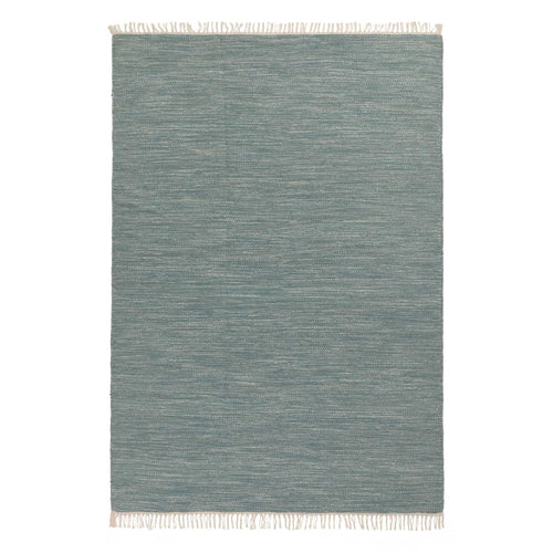 Pugal rug, green grey melange, 100% wool | URBANARA wool rugs