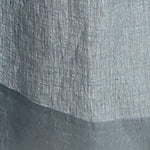 Rajula Curtain Set light green grey & black, 100% linen | High quality homewares