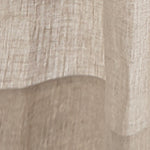 Rajula Curtain Set natural & black, 100% linen | High quality homewares