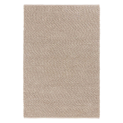 Ravi Mix Rug cream melange, 70% wool & 10% viscose & 20% cotton | URBANARA wool rugs