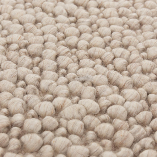 Ravi Mix Rug cream melange, 70% wool & 10% viscose & 20% cotton | High quality homewares