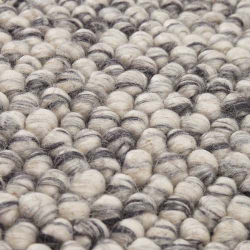 Wool Pouffe Ravi in off-white & grey | Home & Living inspiration | URBANARA