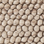 Ravi Floor Cushion natural white, 70% wool & 30% viscose | High quality homewares