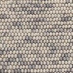 Ravi Runner grey melange, 80% wool & 20% cotton | High quality homewares