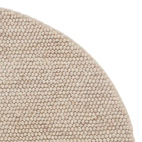 Ravi Rug natural white, 60% wool & 20% viscose & 20% cotton