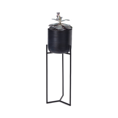 Baradi Flowerpot Stand in black | Home & Living inspiration | URBANARA