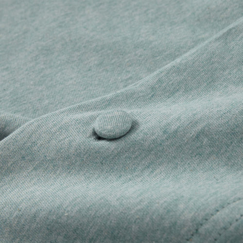 Sabugal pillowcase, light grey green melange, 100% cotton | URBANARA jersey bedding