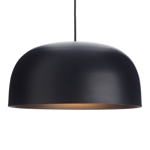 Sadum Pendant Lamp black, 100% metal | URBANARA pendant lamps