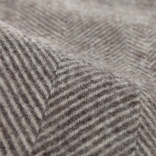 Salantai blanket, grey & cream, 100% new wool | URBANARA wool blankets