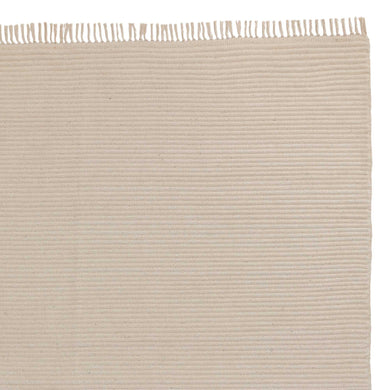 Salasar runner, natural white, 100% cotton