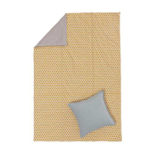 Saldanha Picnic Blanket in mustard & stone grey & natural white | Home & Living inspiration | URBANARA