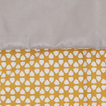 Saldanha Picnic Blanket mustard & stone grey & natural white, 100% cotton | High quality homewares