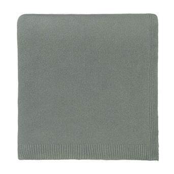 Salicos Blanket light green grey, 100% cotton