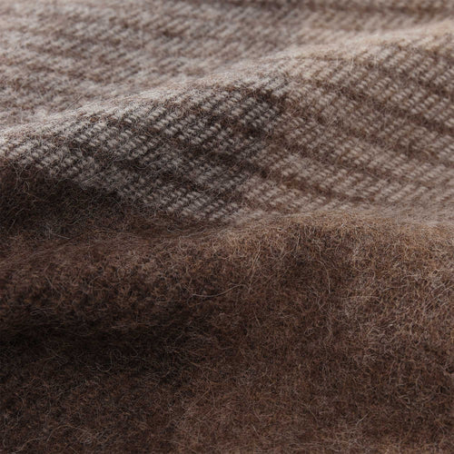 Salos Alpaca Blanket brown, 50% alpaca wool & 50% lambswool | High quality homewares