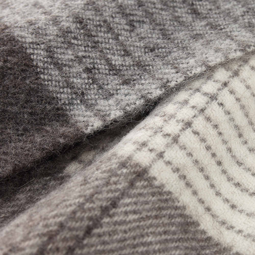 Salos blanket, grey, 50% alpaca wool & 50% lambswool |High quality homewares