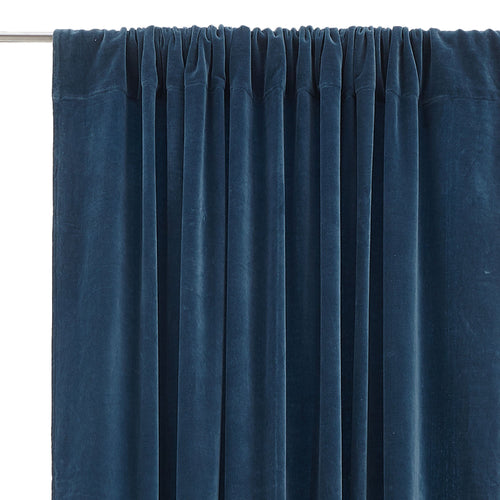 Samana curtain, teal, 100% cotton | URBANARA curtains