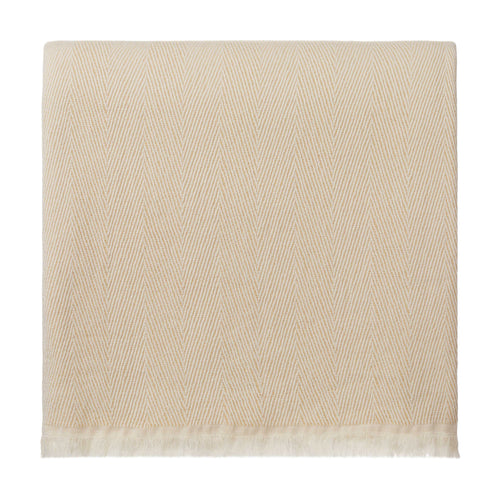 Sambro Cotton Blanket [Oat milk & Natural white]