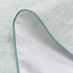Sameiro Linen Bed Linen green grey & white, 100% linen & 100% organic cotton | High quality homewares