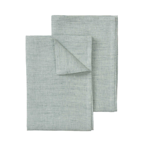 Sameiro Tea Towel green grey, 100% linen
