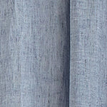 Sameiro Curtain Set dark grey blue, 100% linen | URBANARA curtains