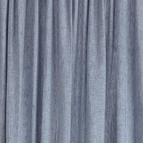 Sameiro linen curtain dark grey blue, 100% linen | URBANARA curtains