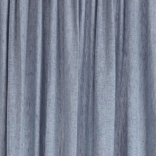 Sameiro Curtain Set dark grey blue, 100% linen | High quality homewares