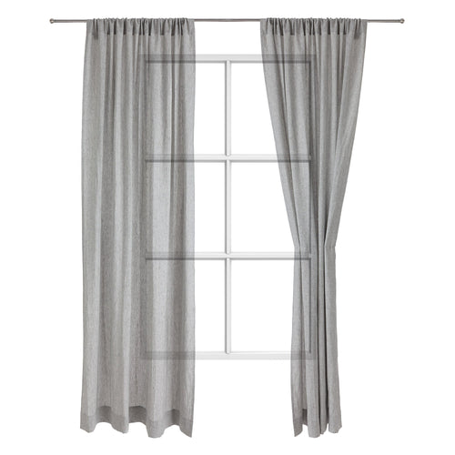 Sameiro curtain, grey, 100% linen