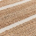 Sankra Hemp Door Mat natural & ivory, 90% hemp & 10% wool | URBANARA doormats