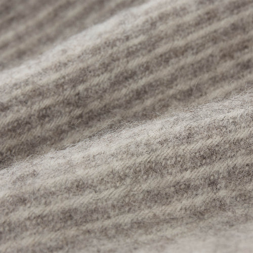 Santaka Wool Blanket grey & off-white, 100% new wool | URBANARA wool blankets