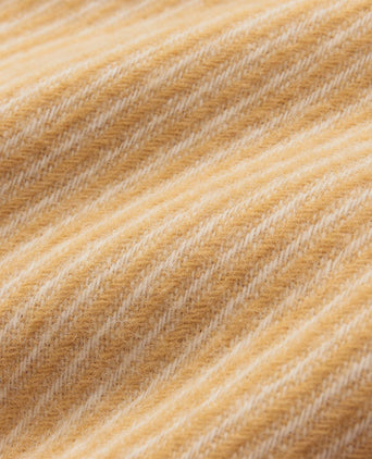 Santaka Wool Blanket [Mustard & Off-white]