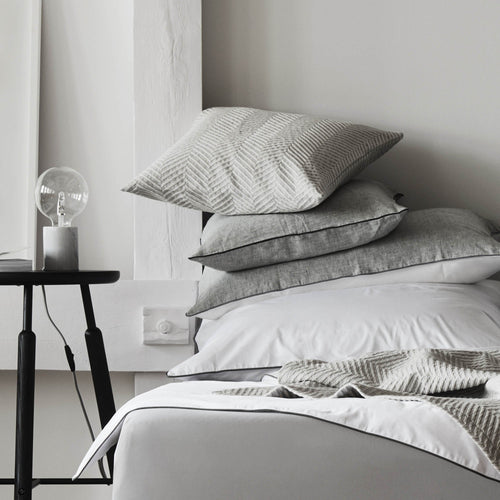 Lixa Cushion in grey melange | Home & Living inspiration | URBANARA